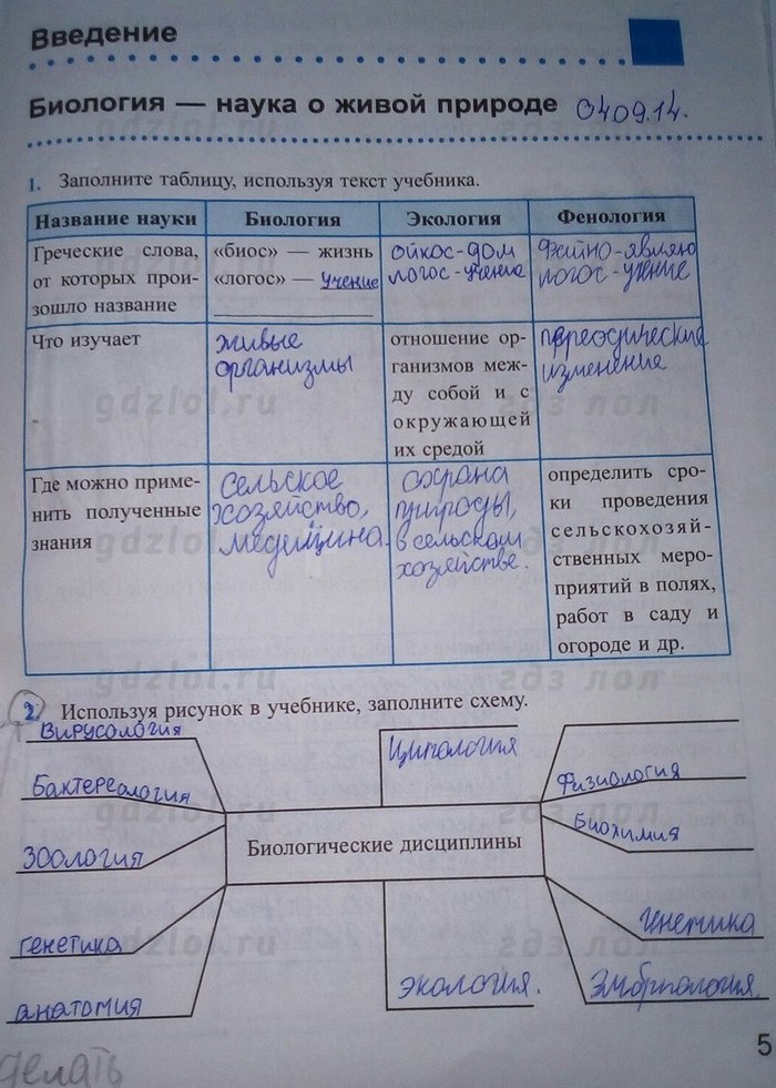 География 7 класс учебник таблица стр 59