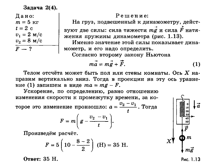 На рисунке изображен лабораторный динамометр какой должна быть масса груза подвешенного на пружине