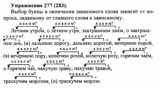 Какой вопрос нужно задать от главного слова к зависимому в словосочетании любоваться картиной