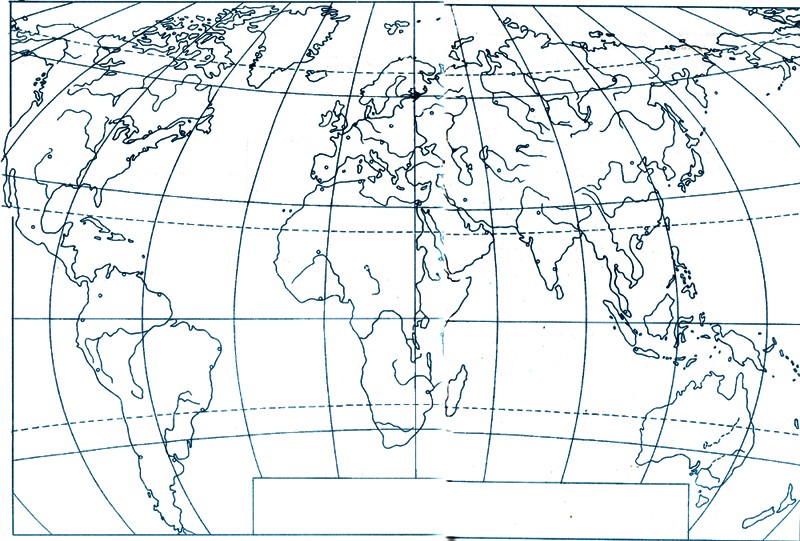 Природные зоны мира 6 класс география контурная карта
